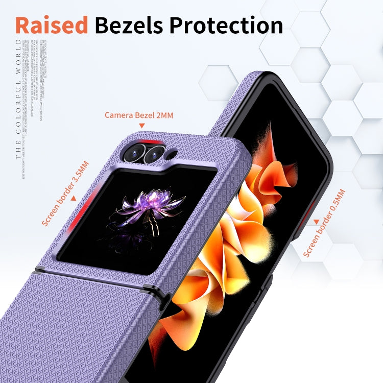 For Samsung Galaxy Z Flip6 / Flip7 FE Checkered Pattern TPU+PC Shockproof Phone Case
