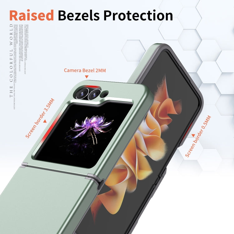 For Samsung Galaxy Z Flip7 FE / Flip6 Flat Skin Feel TPU+PC Shockproof Phone Case