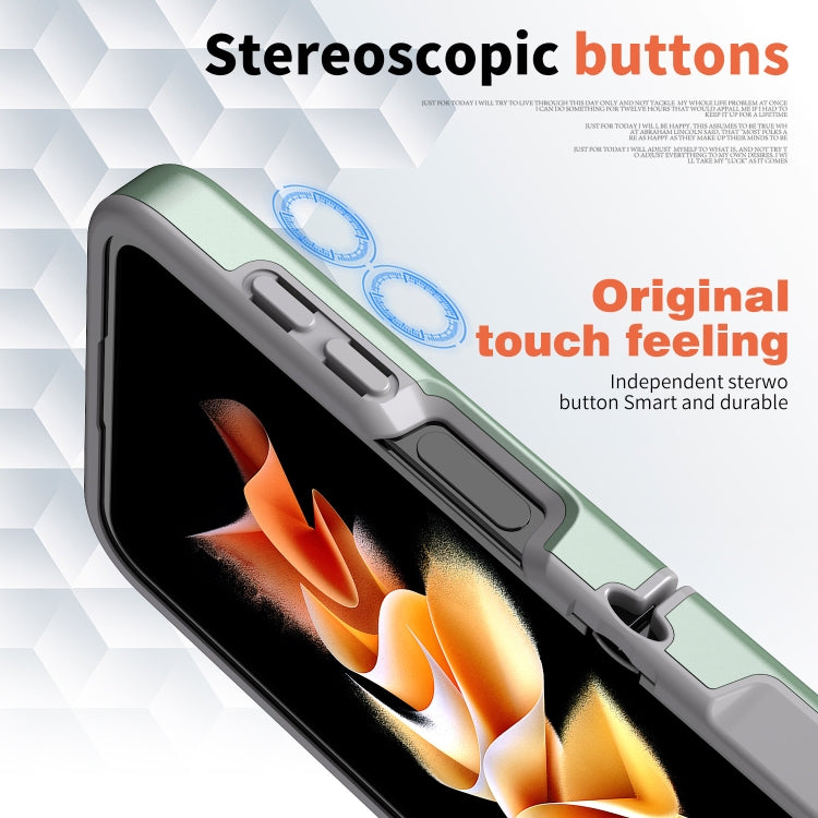 For Samsung Galaxy Z Flip7 FE / Flip6 Flat Skin Feel TPU+PC Shockproof Phone Case