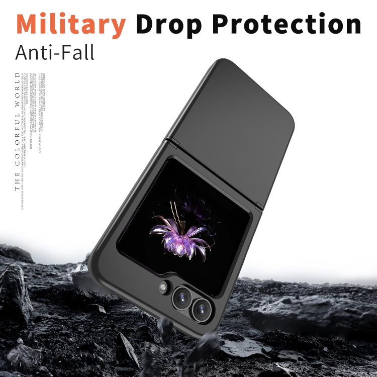 For Samsung Galaxy Z Flip7 FE / Flip6 Flat Skin Feel TPU+PC Shockproof Phone Case