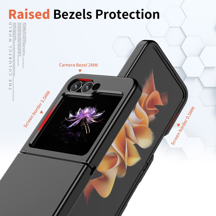 For Samsung Galaxy Z Flip7 FE / Flip6 Flat Skin Feel TPU+PC Shockproof Phone Case