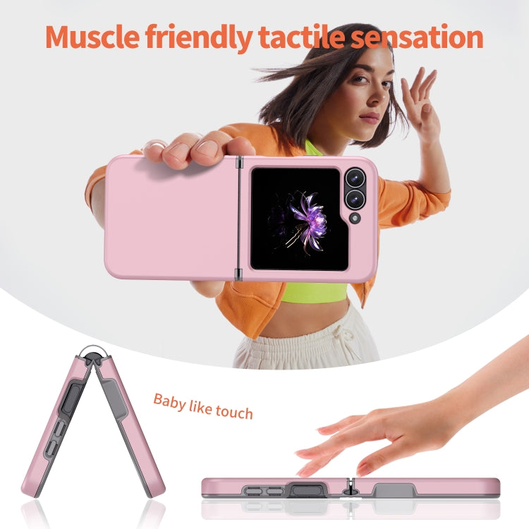For Samsung Galaxy Z Flip7 FE / Flip6 Flat Skin Feel TPU+PC Shockproof Phone Case