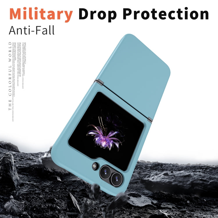 For Samsung Galaxy Z Flip7 FE / Flip6 Flat Skin Feel TPU+PC Shockproof Phone Case