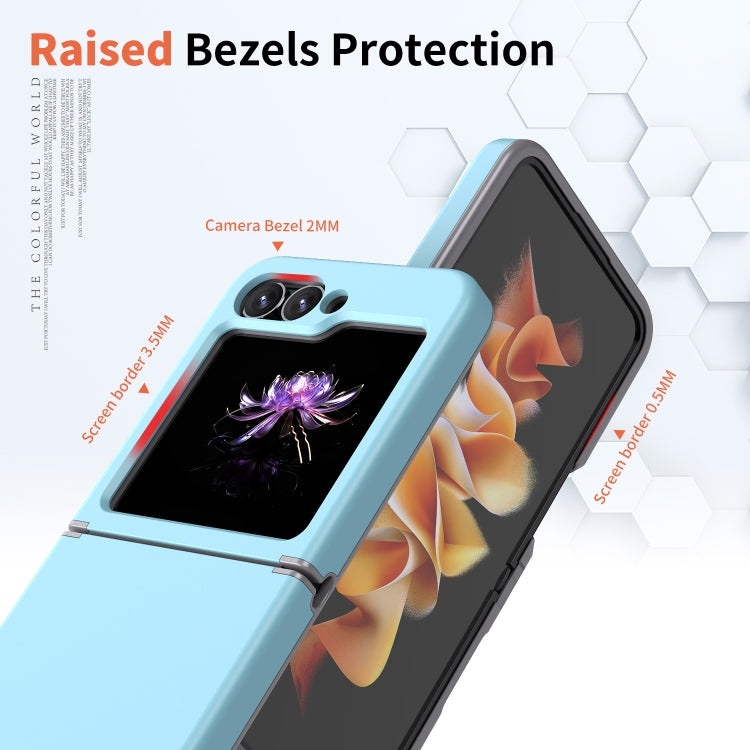 For Samsung Galaxy Z Flip7 FE / Flip6 Flat Skin Feel TPU+PC Shockproof Phone Case