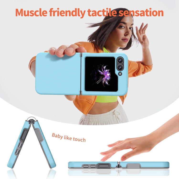 For Samsung Galaxy Z Flip7 FE / Flip6 Flat Skin Feel TPU+PC Shockproof Phone Case