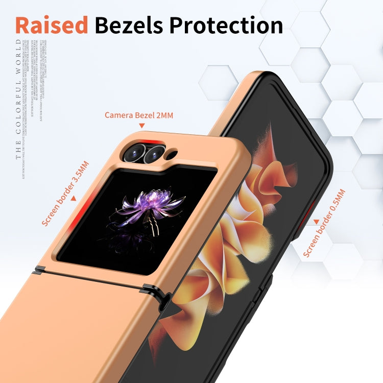 For Samsung Galaxy Z Flip7 FE / Flip6 Flat Skin Feel TPU+PC Shockproof Phone Case