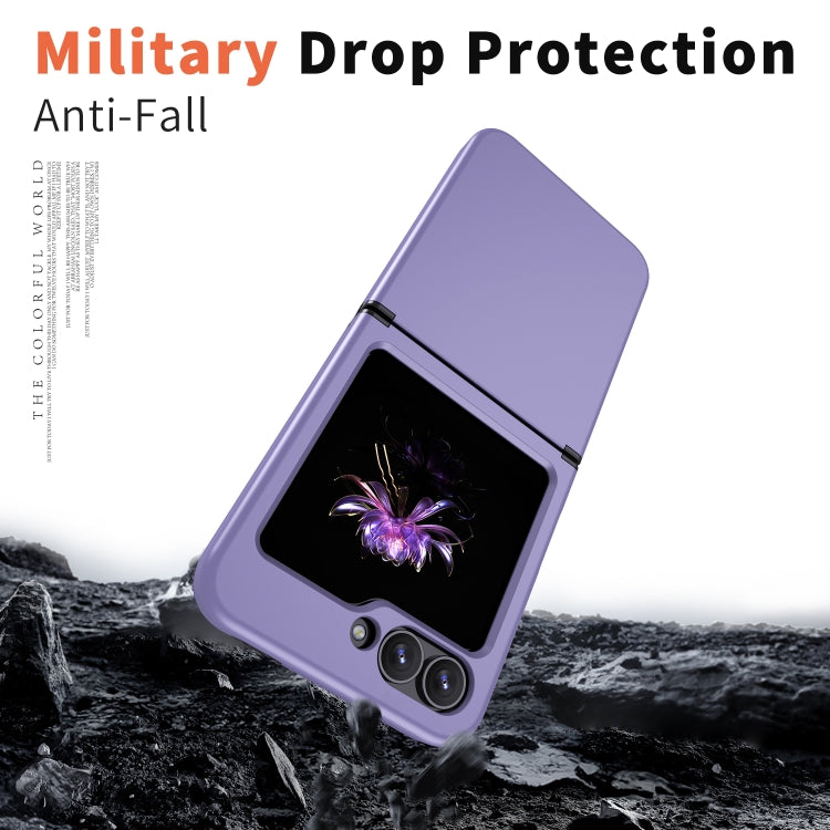 For Samsung Galaxy Z Flip7 FE / Flip6 Flat Skin Feel TPU+PC Shockproof Phone Case