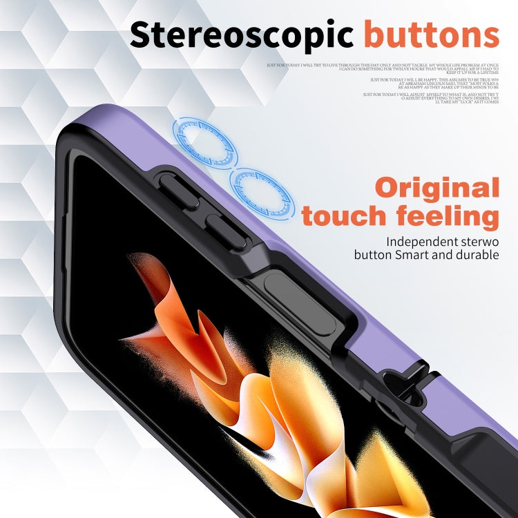For Samsung Galaxy Z Flip7 FE / Flip6 Flat Skin Feel TPU+PC Shockproof Phone Case
