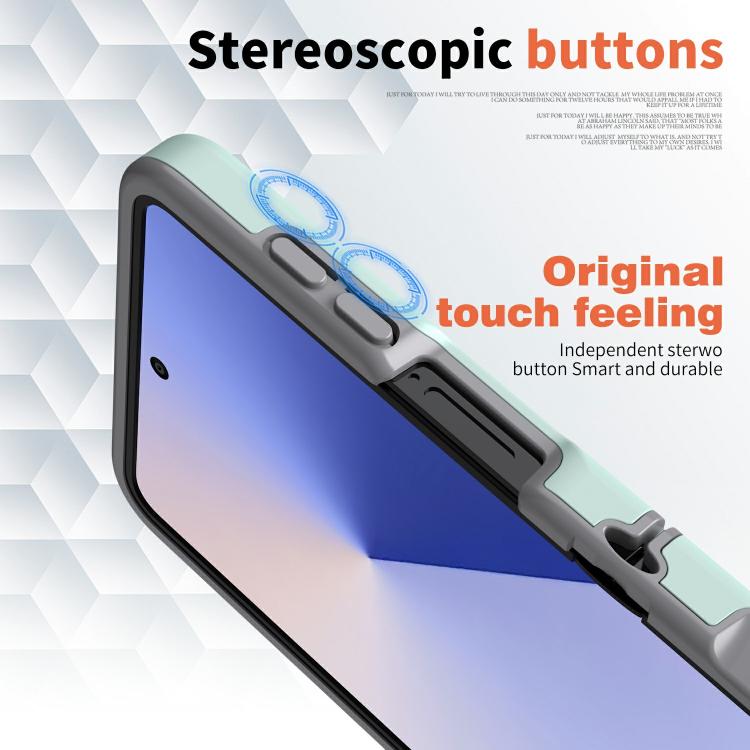 For Samsung Galaxy Z Flip7 5G Flat Skin Feel TPU+PC Shockproof Phone Case