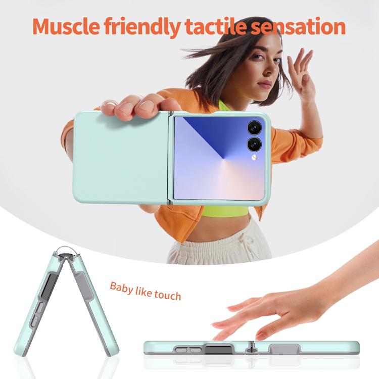 For Samsung Galaxy Z Flip7 5G Flat Skin Feel TPU+PC Shockproof Phone Case