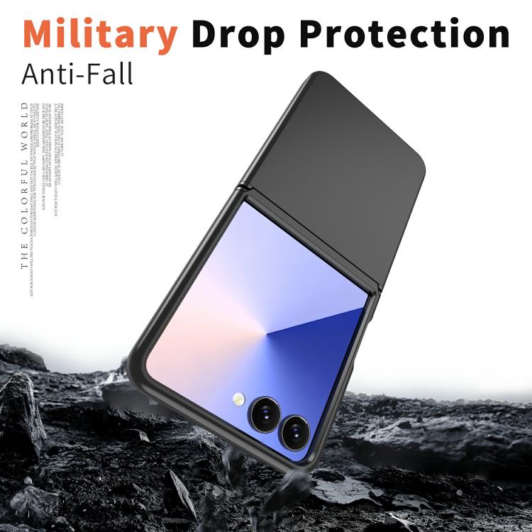 For Samsung Galaxy Z Flip7 5G Flat Skin Feel TPU+PC Shockproof Phone Case