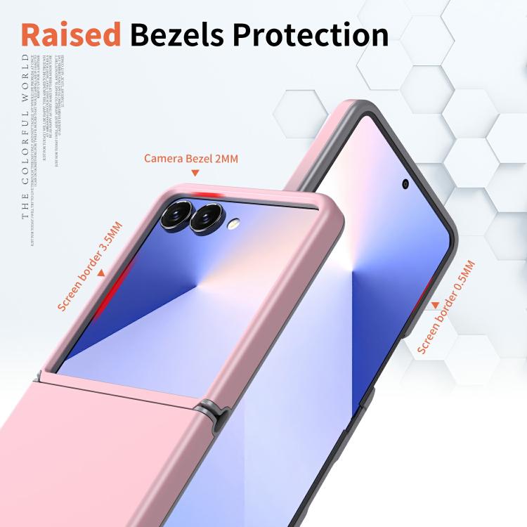 For Samsung Galaxy Z Flip7 5G Flat Skin Feel TPU+PC Shockproof Phone Case