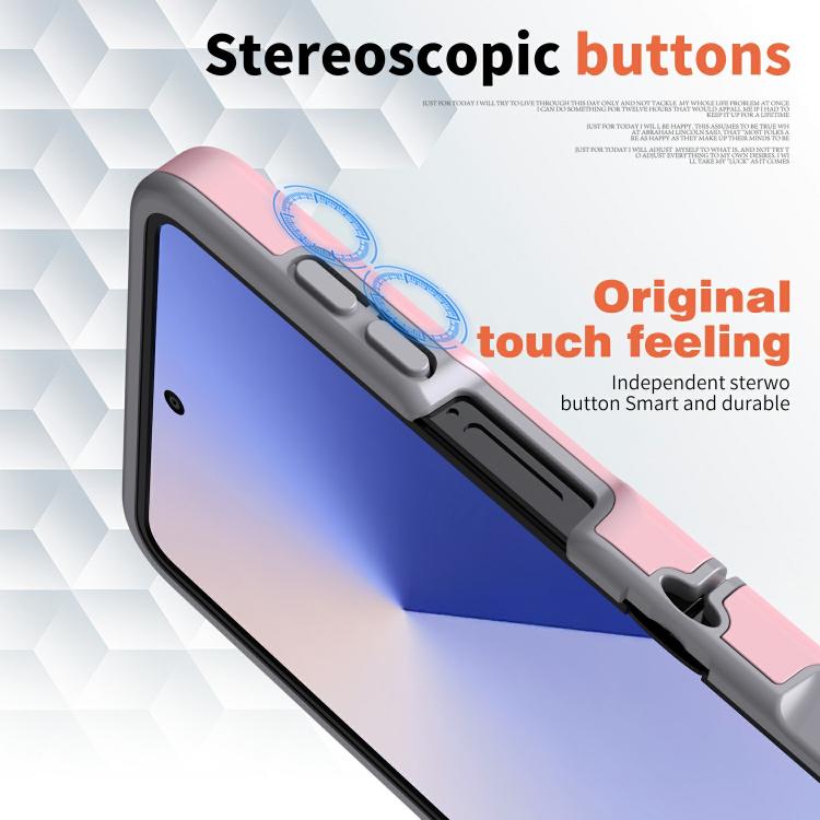 For Samsung Galaxy Z Flip7 5G Flat Skin Feel TPU+PC Shockproof Phone Case