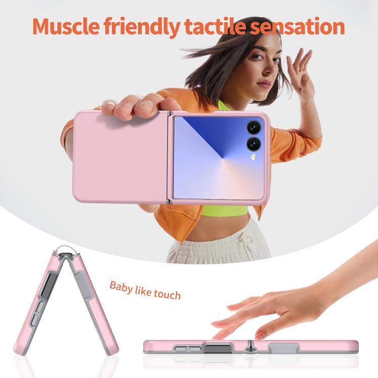 For Samsung Galaxy Z Flip7 5G Flat Skin Feel TPU+PC Shockproof Phone Case