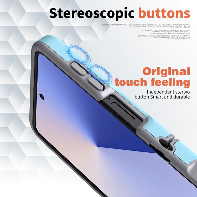 For Samsung Galaxy Z Flip7 5G Flat Skin Feel TPU+PC Shockproof Phone Case