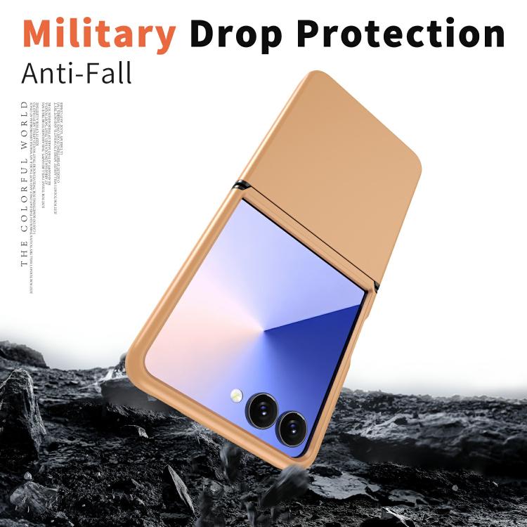 For Samsung Galaxy Z Flip7 5G Flat Skin Feel TPU+PC Shockproof Phone Case