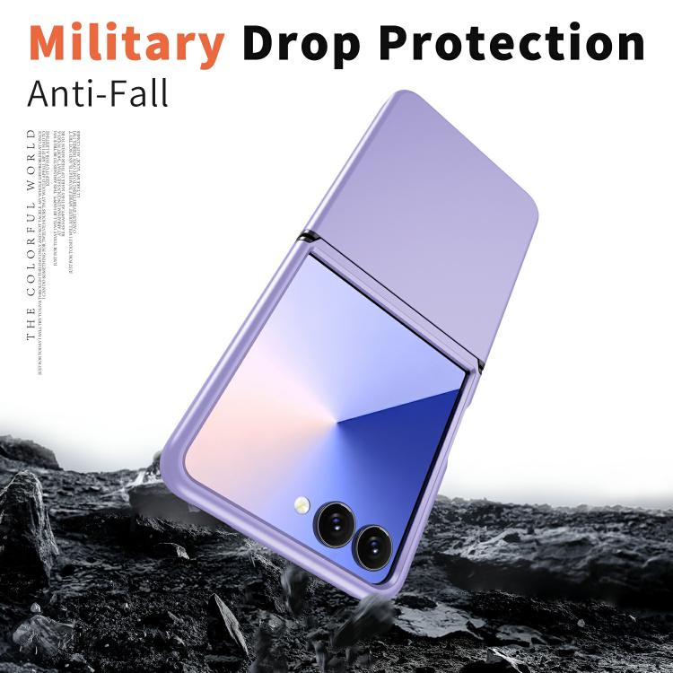 For Samsung Galaxy Z Flip7 5G Flat Skin Feel TPU+PC Shockproof Phone Case