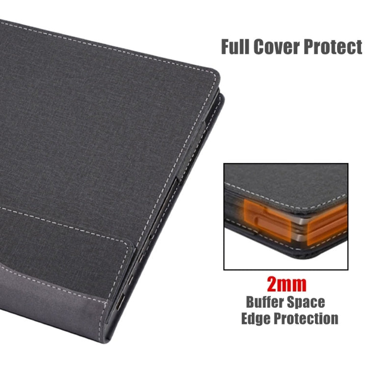 For Asus Zenbook 14X UX5401Z / UX5400 Leather Laptop Shockproof Protective Case