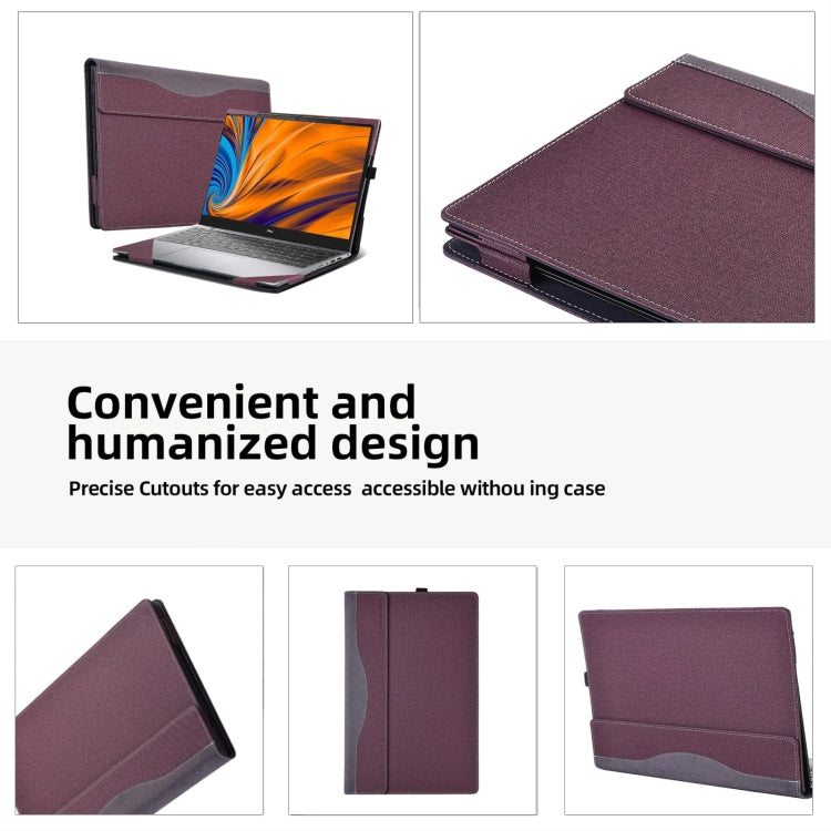 For Asus Zenbook 14X UX5401Z / UX5400 Leather Laptop Shockproof Protective Case