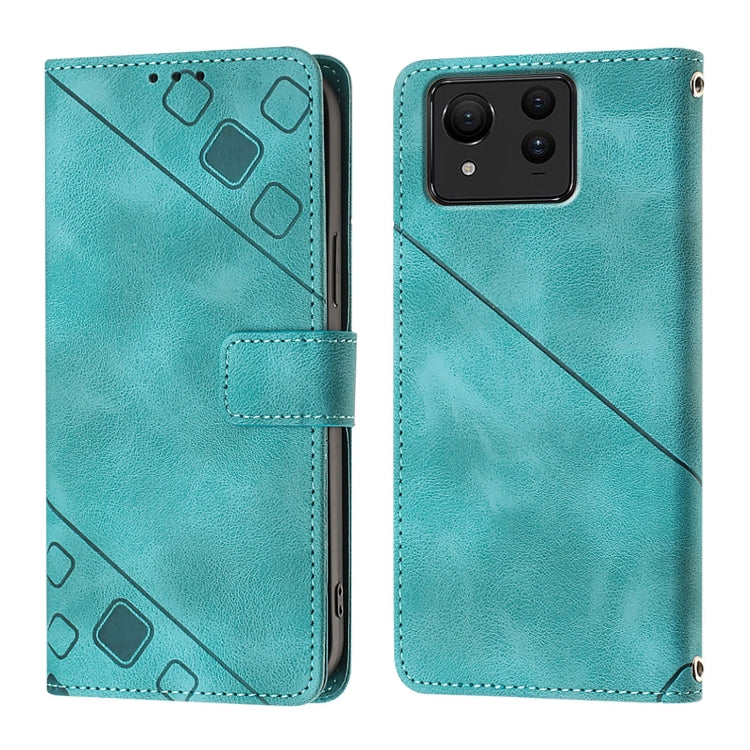 For Asus Zenfone 11 Ultra Skin Feel Embossed Leather Phone Case