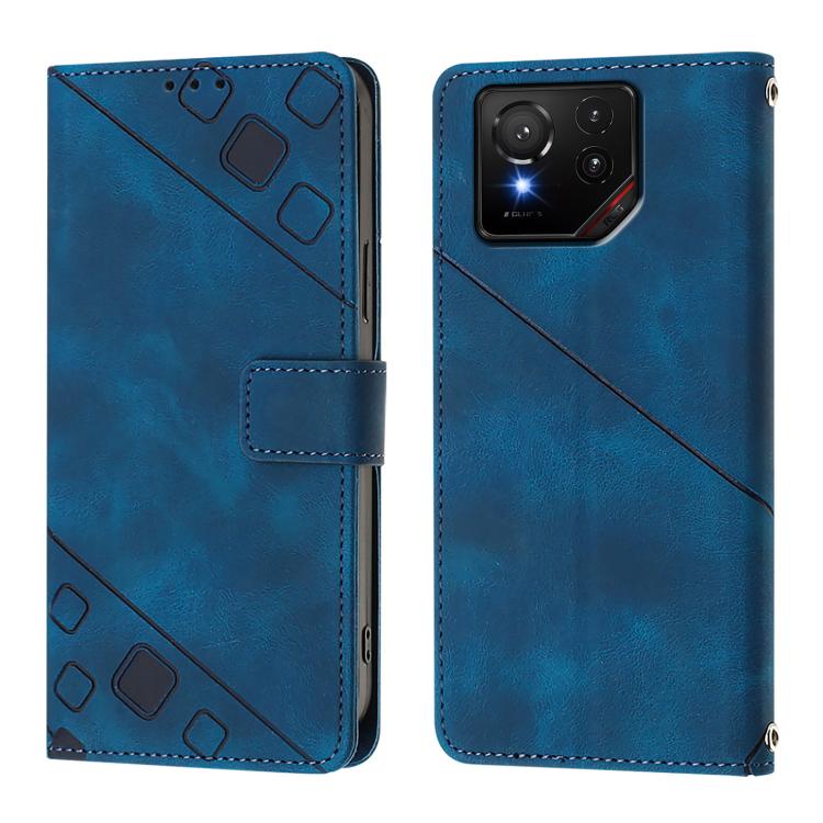 For Asus ROG Phone 9 / 9 Pro Skin Feel Embossed Leather Phone Case