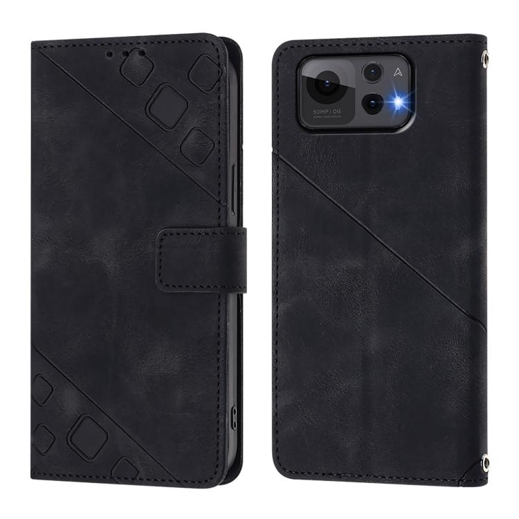 For Asus Zenfone 12 Ultra Skin Feel Embossed Leather Phone Case