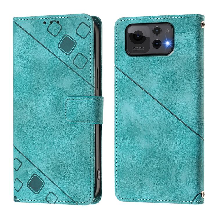 For Asus Zenfone 12 Ultra Skin Feel Embossed Leather Phone Case