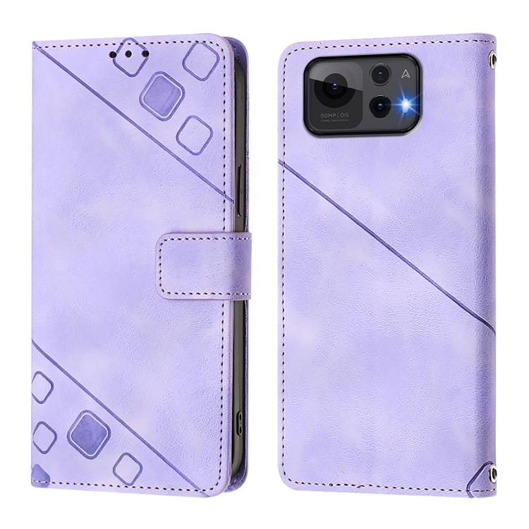 For Asus Zenfone 12 Ultra Skin Feel Embossed Leather Phone Case