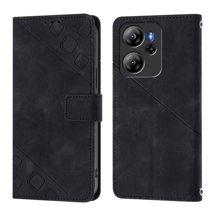 For Blackview Oscal Tiger 13 Skin Feel Embossed Leather Phone Case