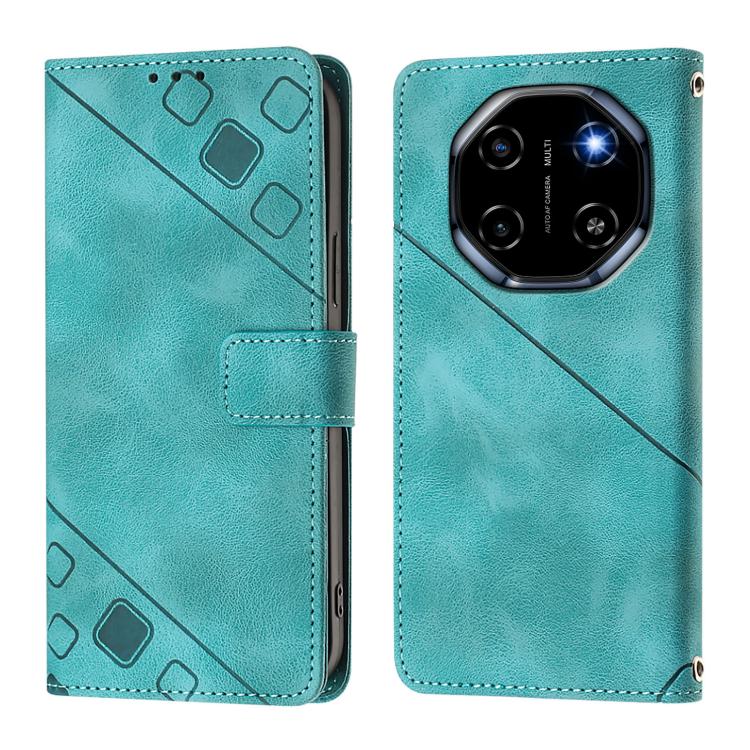 For Blackview Shark 6 Skin Feel Embossed Leather Phone Case