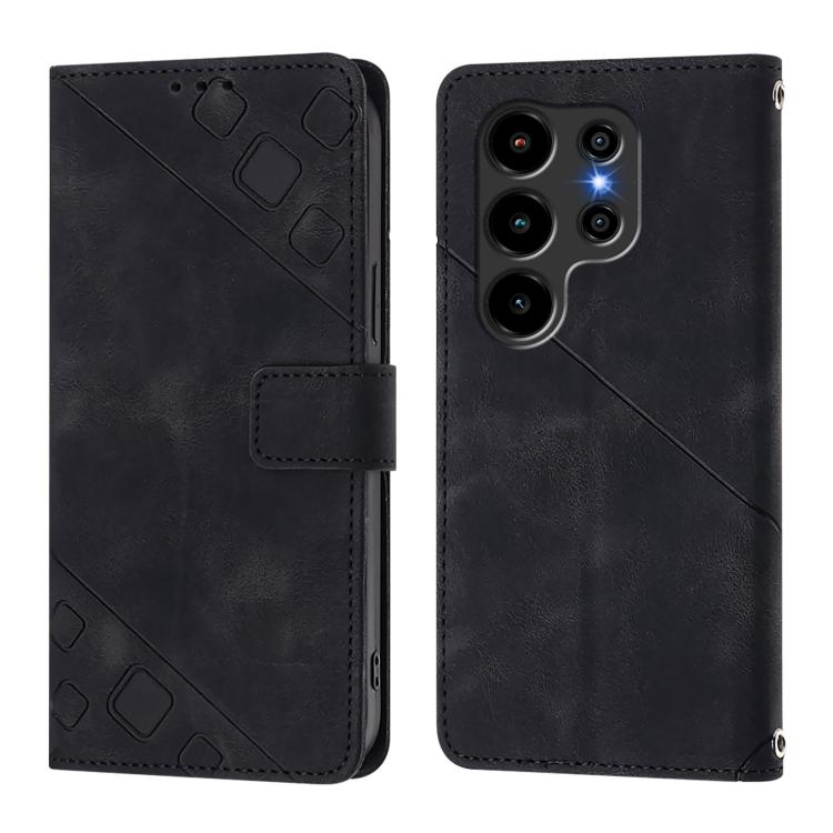 For Blackview Wave 10 Skin Feel Embossed Leather Phone Case
