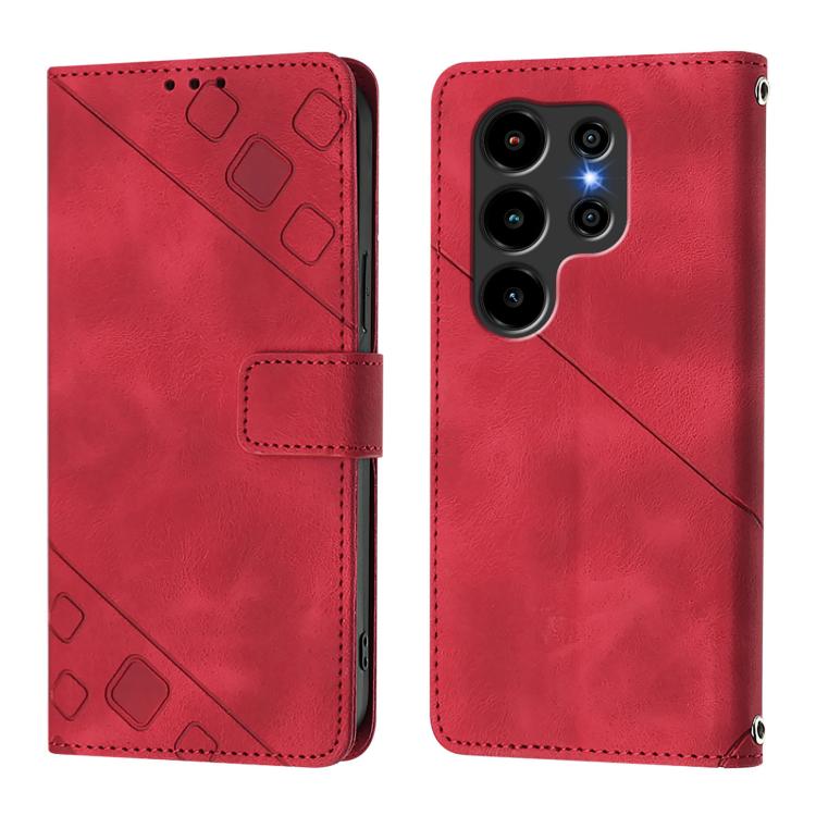 For Blackview Wave 10 Skin Feel Embossed Leather Phone Case