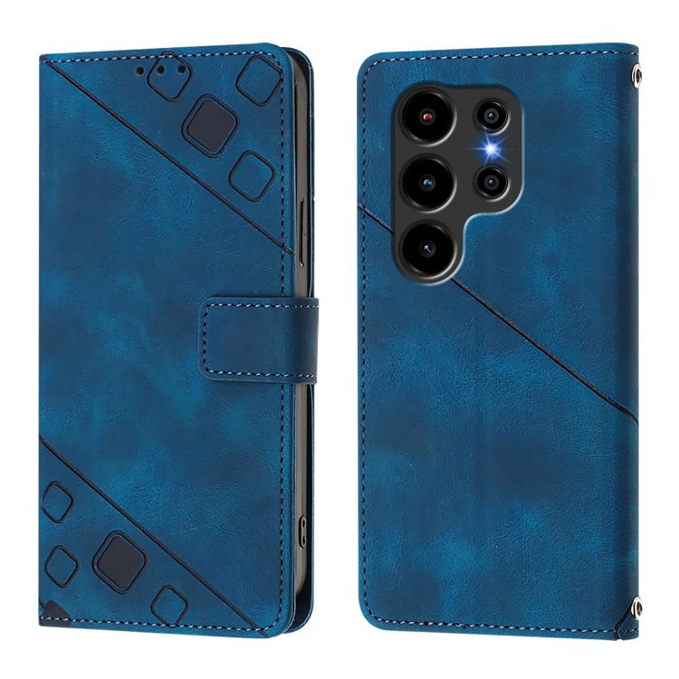 For Blackview Wave 10 Skin Feel Embossed Leather Phone Case