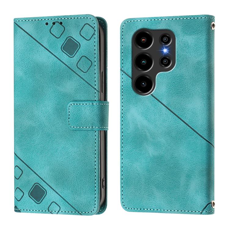 For Blackview Wave 10 Skin Feel Embossed Leather Phone Case