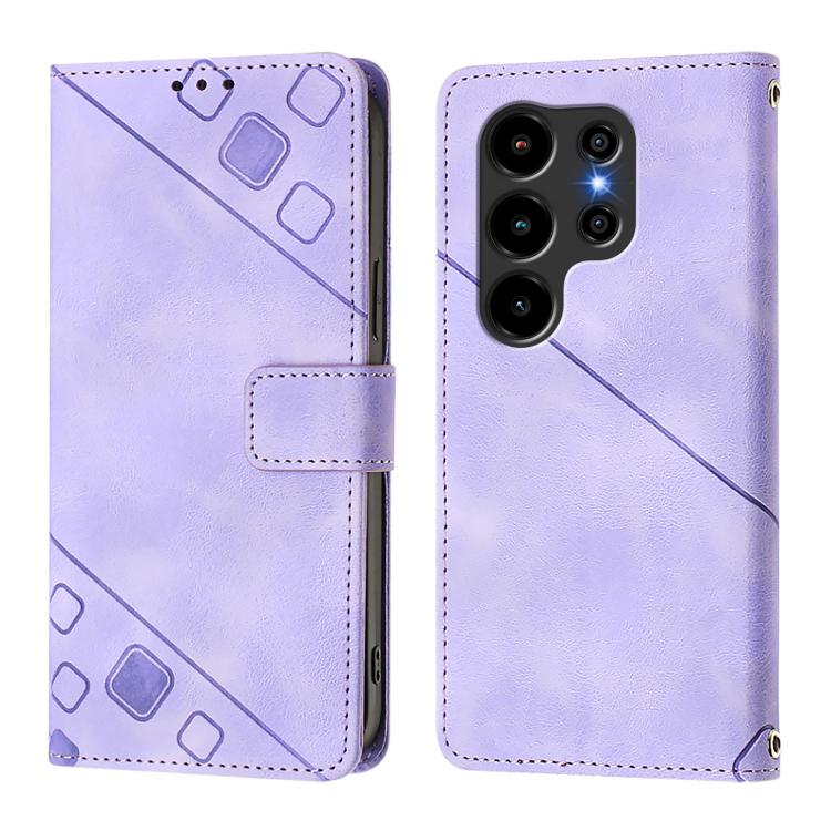 For Blackview Wave 10 Skin Feel Embossed Leather Phone Case