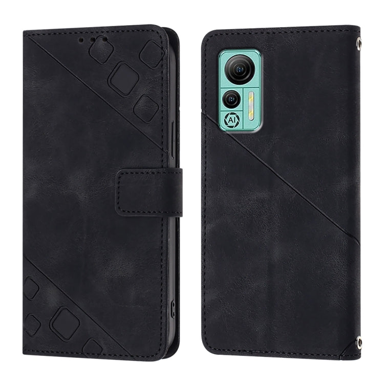 For Ulefone Note 14 Skin Feel Embossed Leather Phone Case