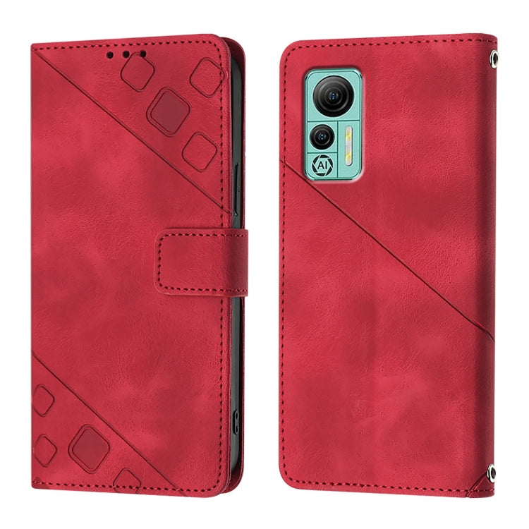 For Ulefone Note 14 Skin Feel Embossed Leather Phone Case