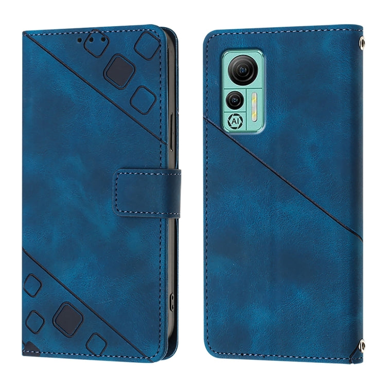 For Ulefone Note 14 Skin Feel Embossed Leather Phone Case