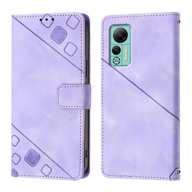 For Ulefone Note 14 Skin Feel Embossed Leather Phone Case