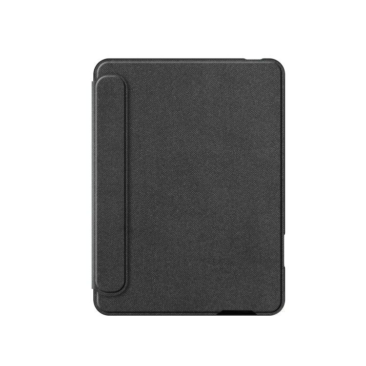 For iPad Air 13 2024 Intelligent Detachable Touch Bluetooth Keyboard Leather Tablet Case with Backlight/Pen Slot - Black