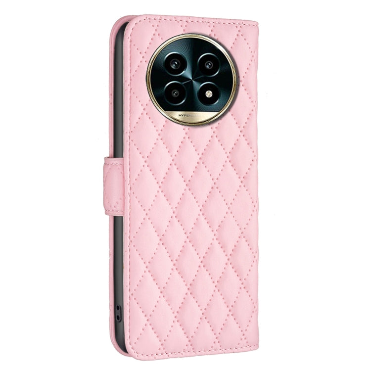For Realme 13 Pro 5G / 13 Pro+ 5G Diamond Lattice Wallet Flip Leather Phone Case