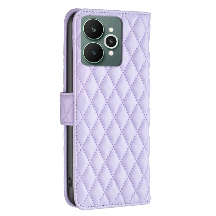 For Realme 15 Pro 5G Diamond Lattice Wallet Flip Leather Phone Case