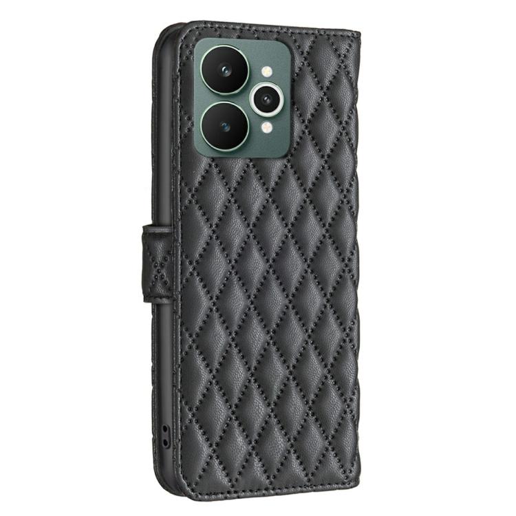 For Realme 15 Pro 5G Diamond Lattice Wallet Flip Leather Phone Case