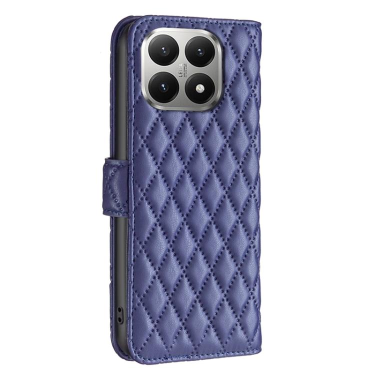 For Xiaomi 15T 5G Diamond Lattice Wallet Flip Leather Phone Case