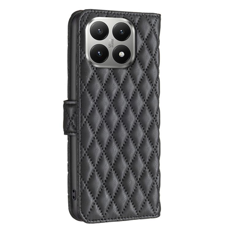 For Xiaomi 15T 5G Diamond Lattice Wallet Flip Leather Phone Case