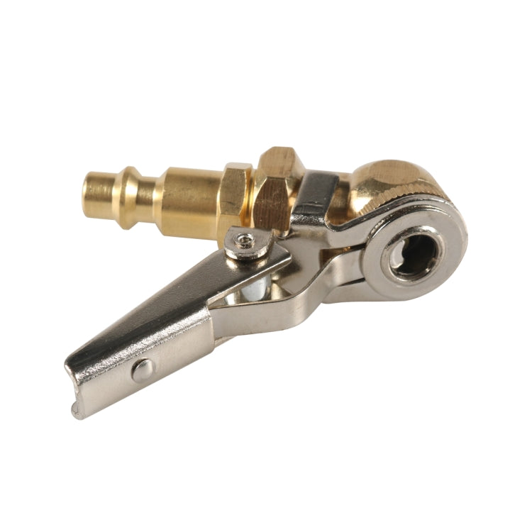 Car 1/4NPT Brass American Style Pneumatic Chuck - Yellow