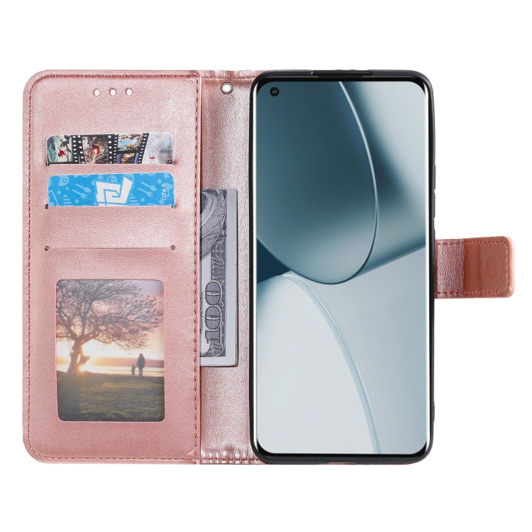 For Xiaomi 14T Totem Flower Embossed Leather Phone Case with Lanyard