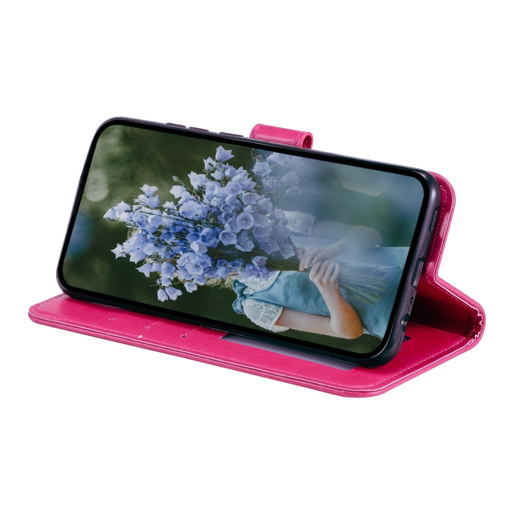 For Xiaomi 15 Totem Flower Embossed Leather Phone Case with Lanyard