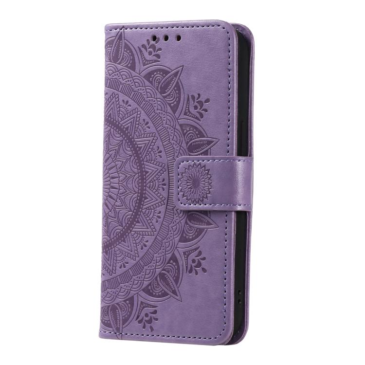 For Xiaomi 15T Pro Totem Flower Embossed Leather Phone Case with Lanyard