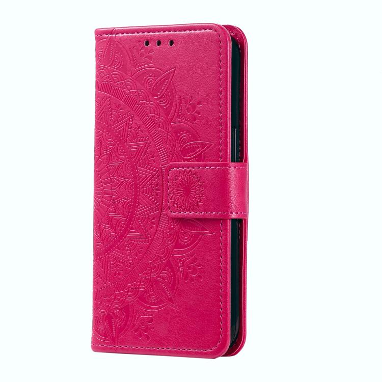 For Xiaomi 15T Totem Flower Embossed Leather Phone Case with Lanyard